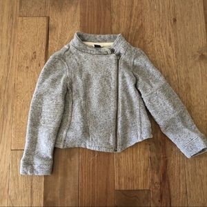 Gray Gap girls zipper sweatshirt size 4T